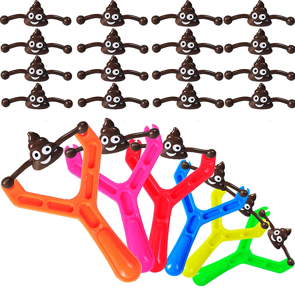 Shooting Poop Toys – 12pcs Colorful & Crazy Party Favors