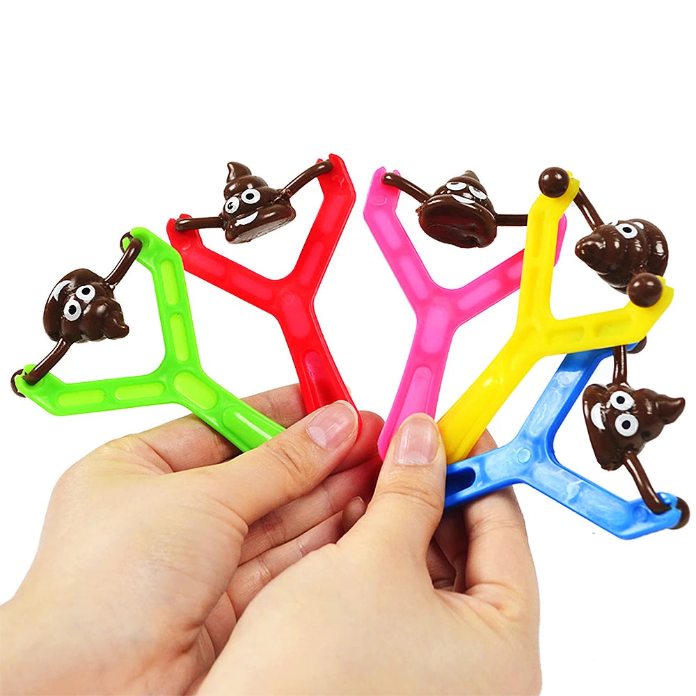 Shooting Poop Toys – 12pcs Colorful & Crazy Party Favors