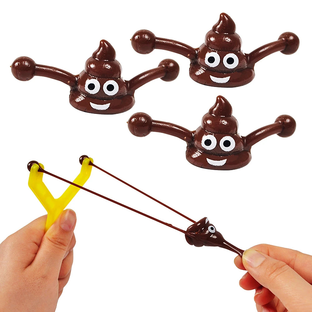 Shooting Poop Toys – 12pcs Colorful & Crazy Party Favors