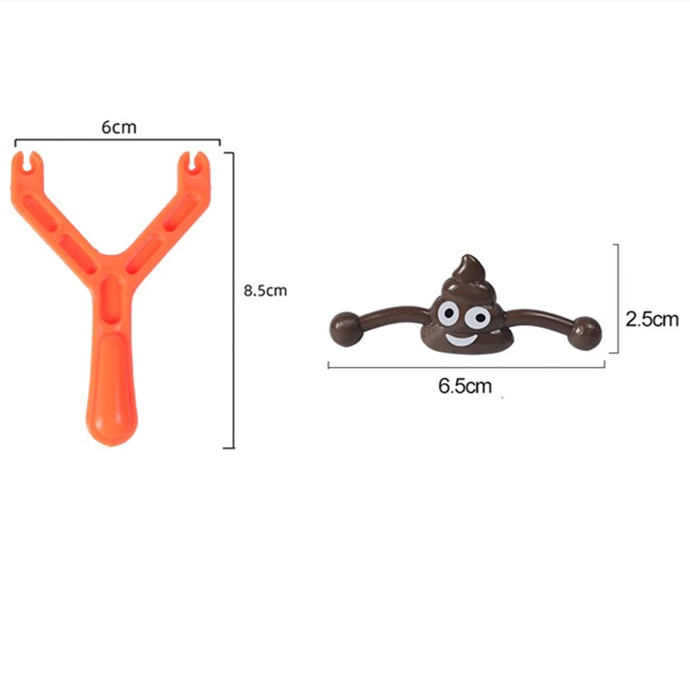 Shooting Poop Toys – 12pcs Colorful & Crazy Party Favors