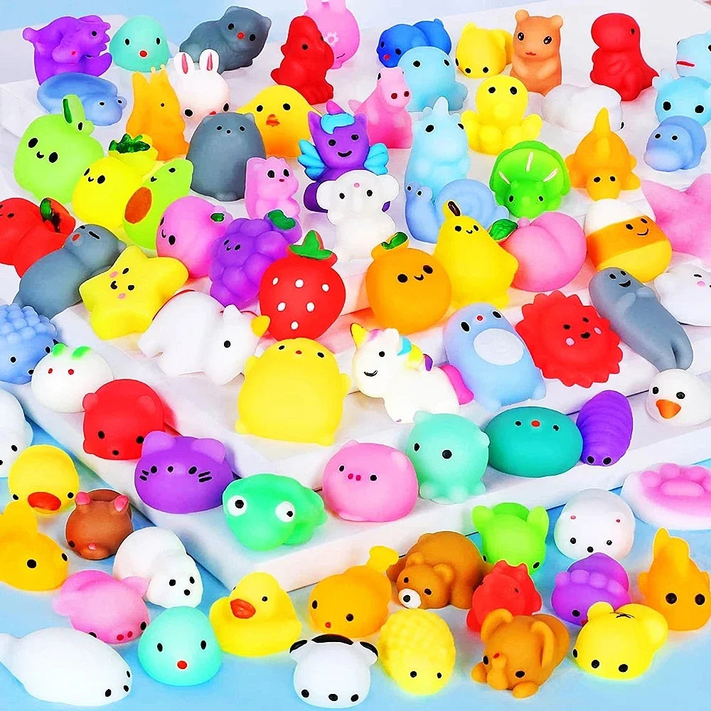 Mini Animal Squishy Toys – 20pcs Stress Relief Party Favors