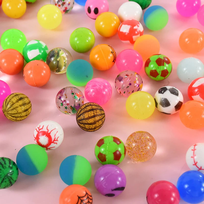 Bouncy Balls Set – 10/20/50pcs Rubber Balls for Party Bags & Piñatas