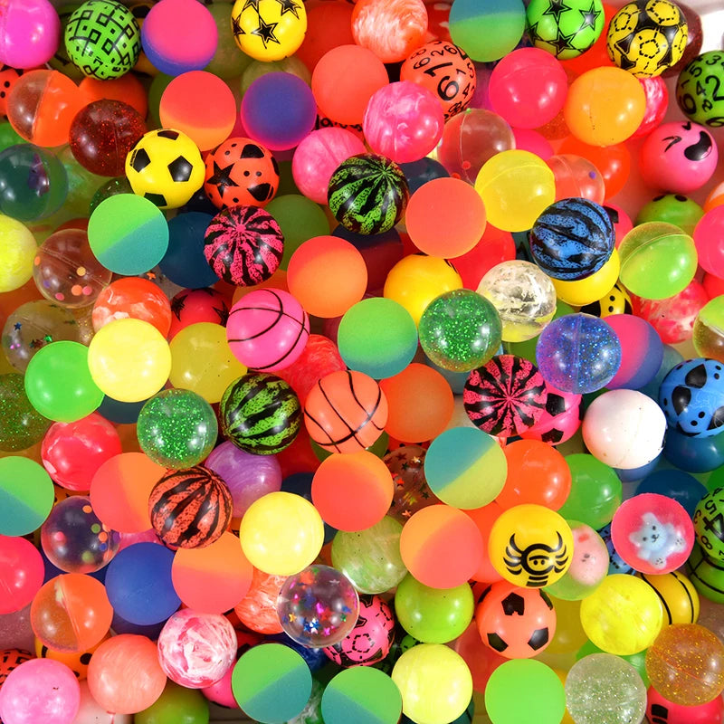 Bouncy Balls Set – 10/20/50pcs Rubber Balls for Party Bags & Piñatas