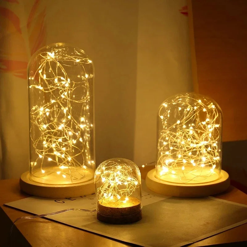 5M USB Silver Wire Fairy Lights β Waterproof Christmas Garland