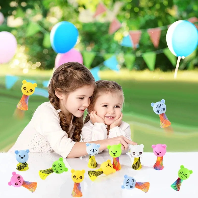 Animal Jumping Toys – Colorful Bouncing Party Favors for Kids