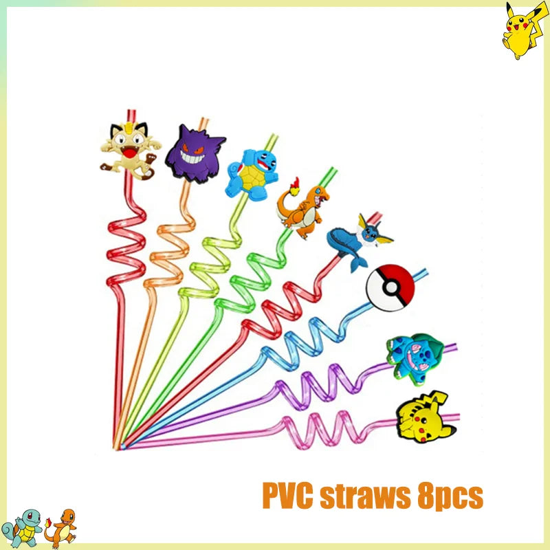 Pikachu Birthday Party Kit – Pokémon Decorations & Tableware Set