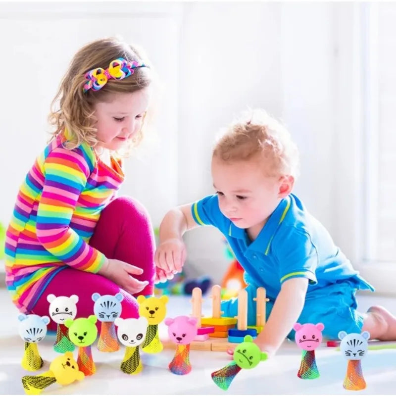 Animal Jumping Toys – Colorful Bouncing Party Favors for Kids