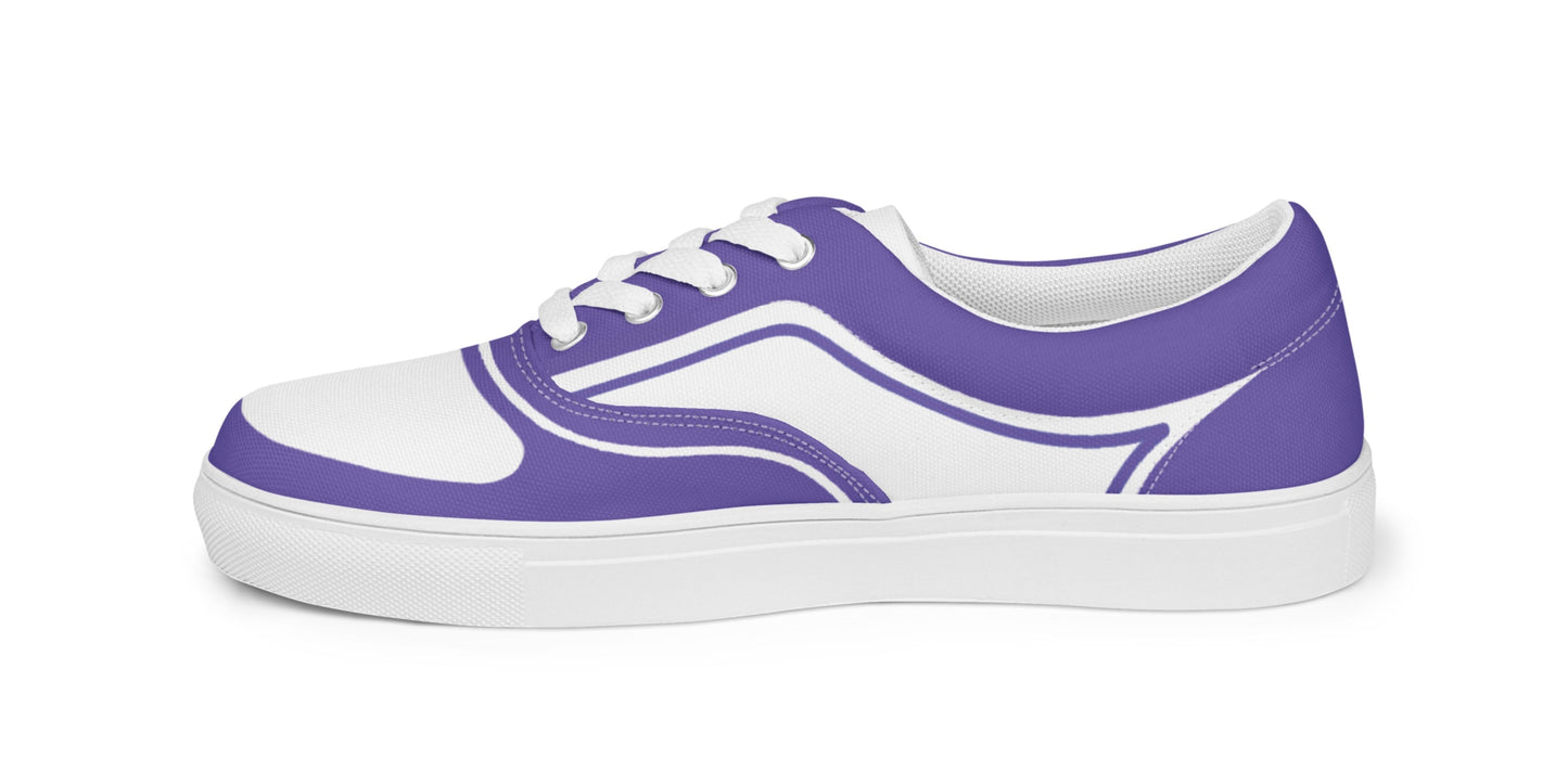 MEN’S LACE-UP CANVAS SHOES - VIOLETA