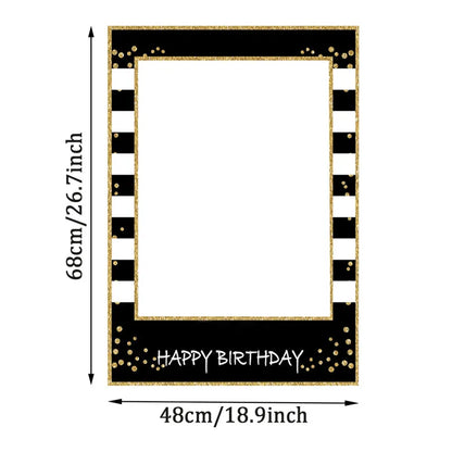 Birthday Milestone Photo Frame – Ages 1 to 60 Party Prop