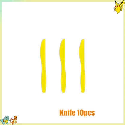 Pikachu Birthday Party Kit – Pokémon Decorations & Tableware Set