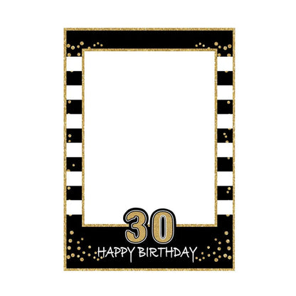 Birthday Milestone Photo Frame – Ages 1 to 60 Party Prop