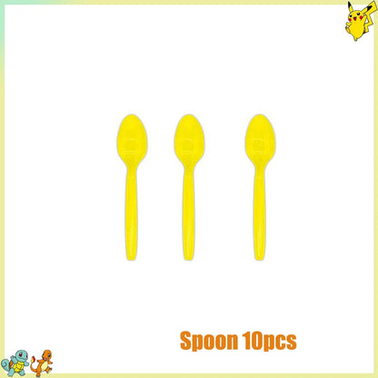 Pikachu Birthday Party Kit – Pokémon Decorations & Tableware Set