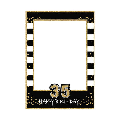 Birthday Milestone Photo Frame – Ages 1 to 60 Party Prop
