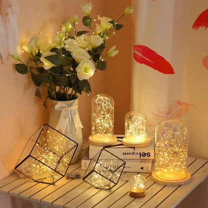 5M USB Silver Wire Fairy Lights – Waterproof Christmas Garland