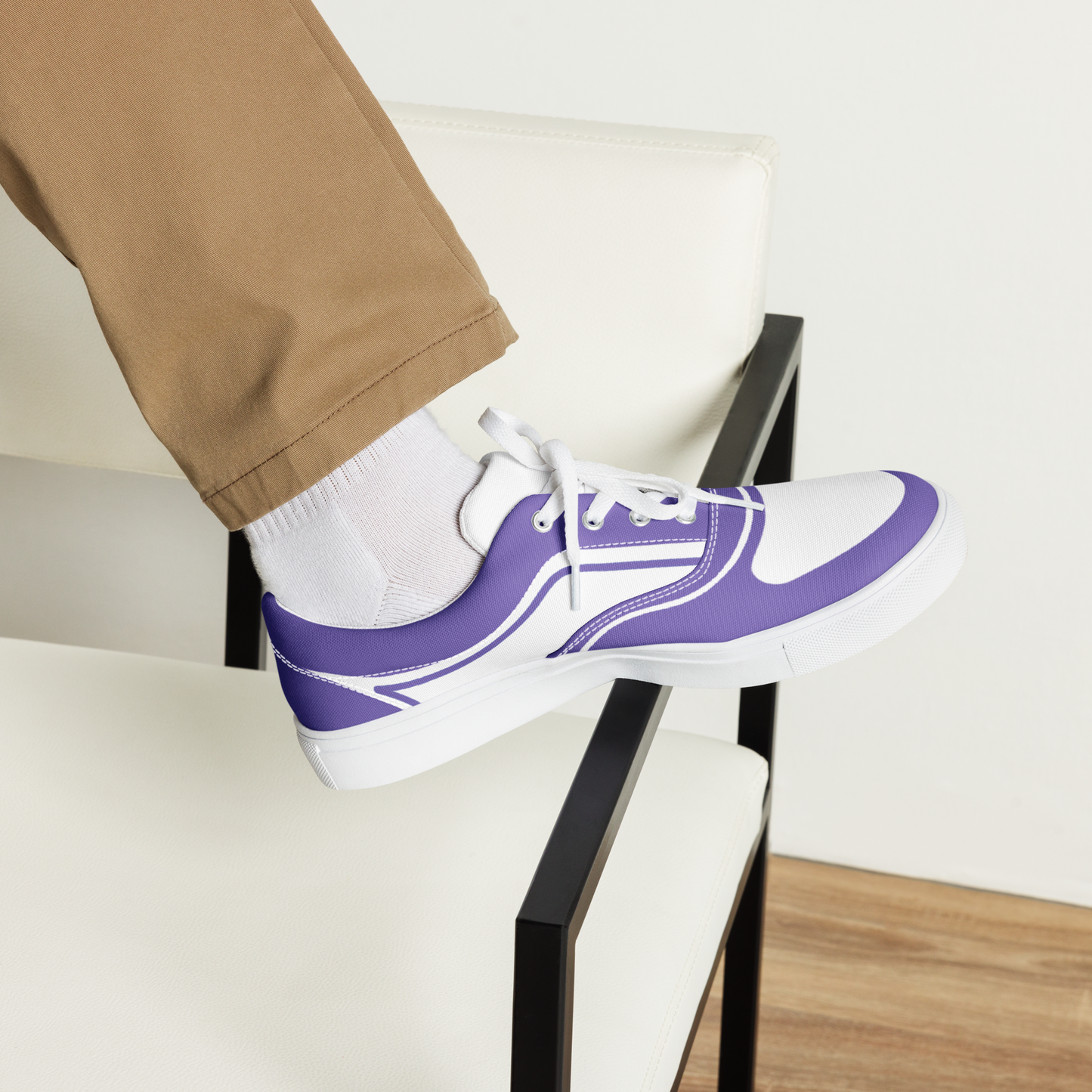 MEN’S LACE-UP CANVAS SHOES - VIOLETA