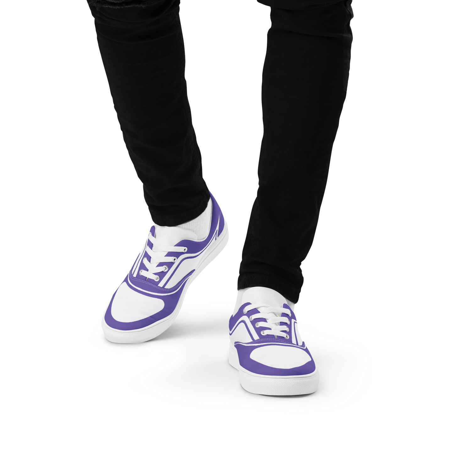 MEN’S LACE-UP CANVAS SHOES - VIOLETA