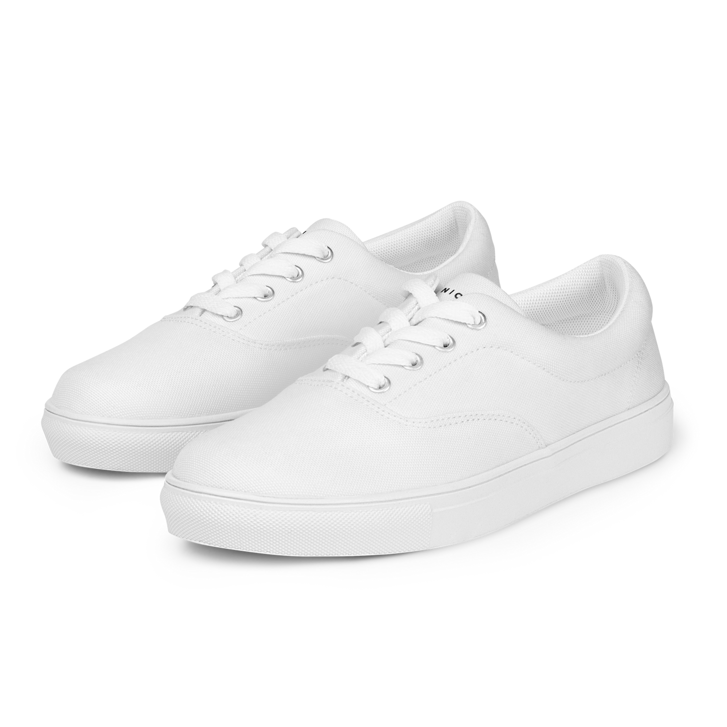 MEN’S LACE-UP CANVAS SHOES - WHITE UNICO