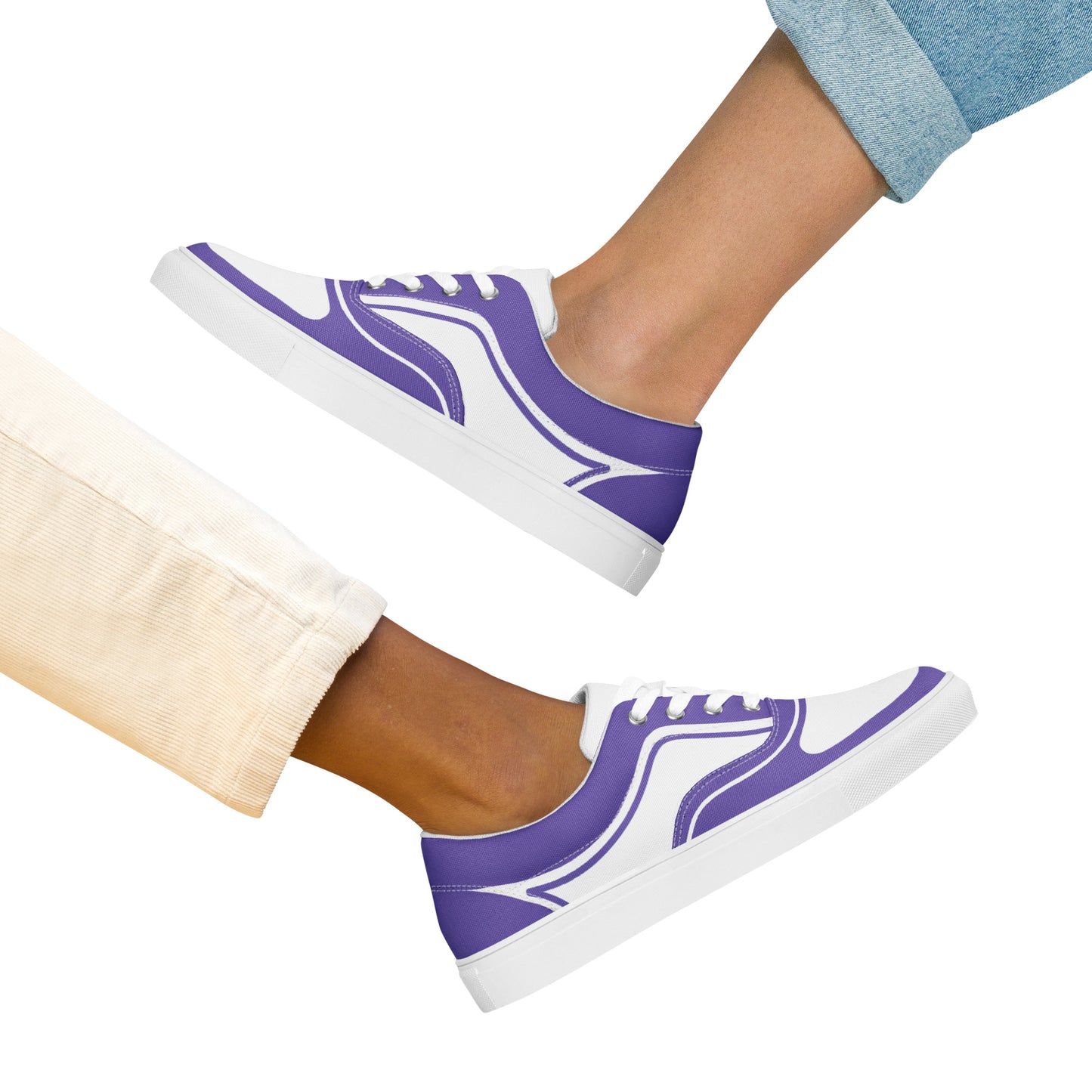 WOMEN’S LACE-UP CANVAS SHOES - VIOLETA